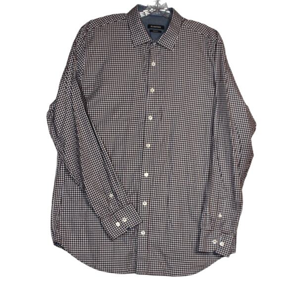 Bugatchi Mens Classic Fit Long Sleeve Button‎ Down Shirt Size XL - Picture 1 of 9